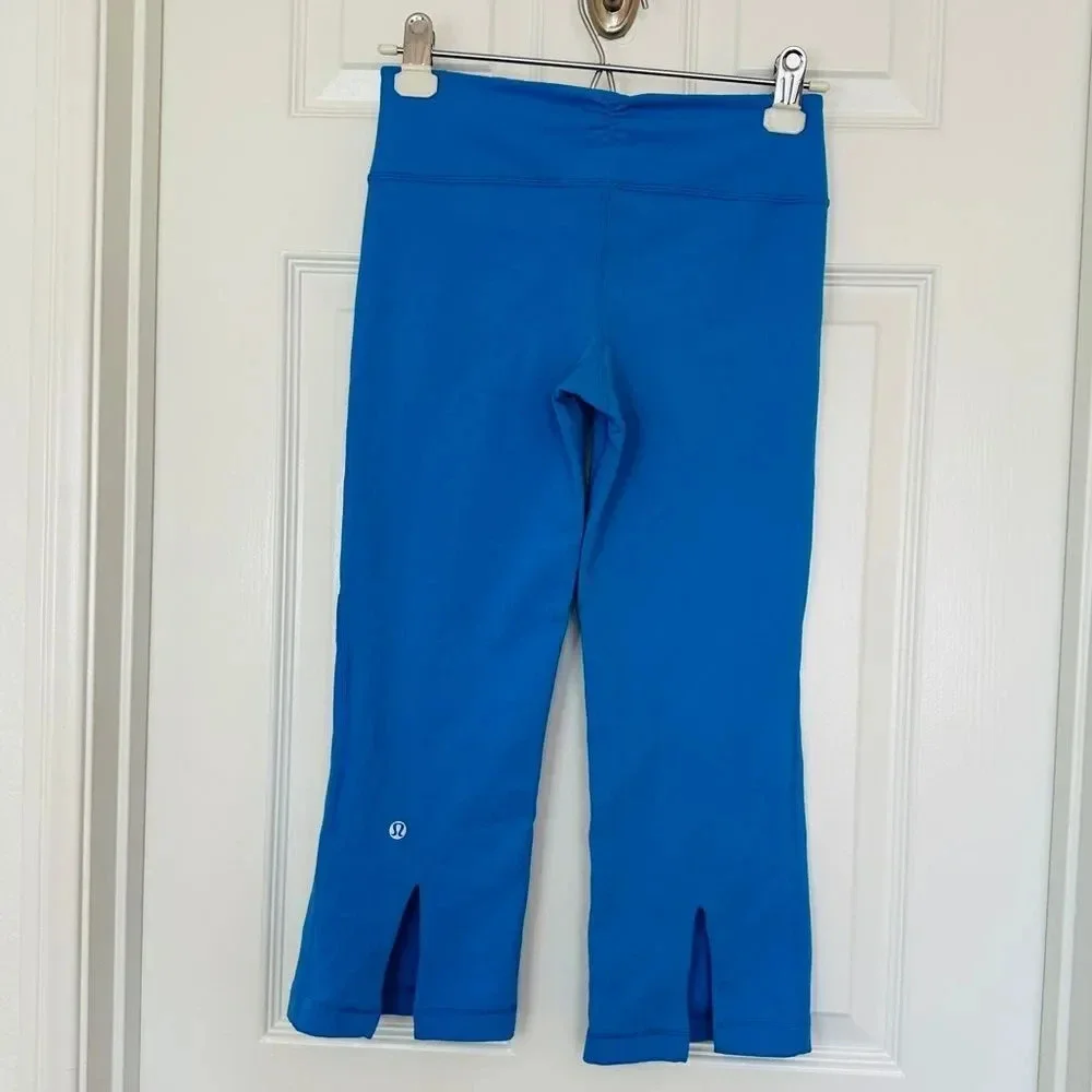 Lululemon Athletica Cropped High Waisted Athletic Flare Pant